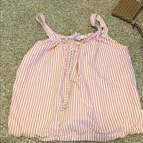 Striped Pink Lake Pajama Top - Picture 2 of 4